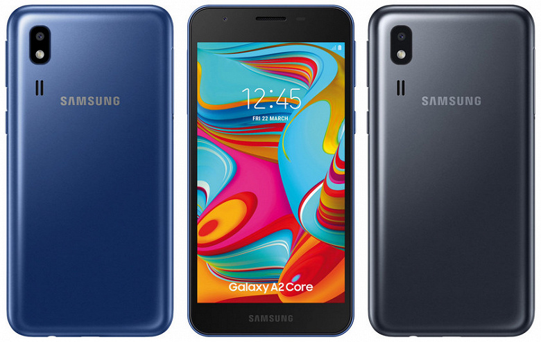 Раскрыты параметры смартфона Samsung Galaxy A2 Core