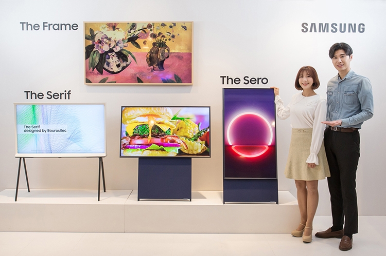 Представлен телевизор Samsung Sero с вертикальным экраном