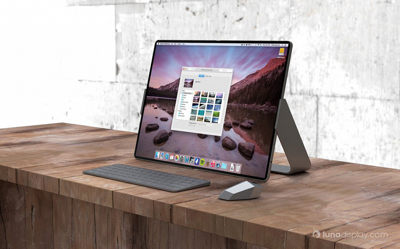 Представлен концепт гибридного Mac-iPad с большим складным экраном