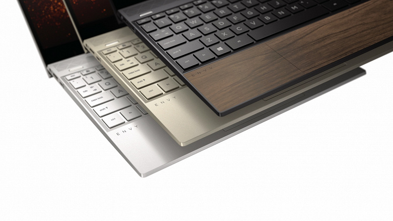 Ноутбуки серии HP Envy получат деревянную отделку