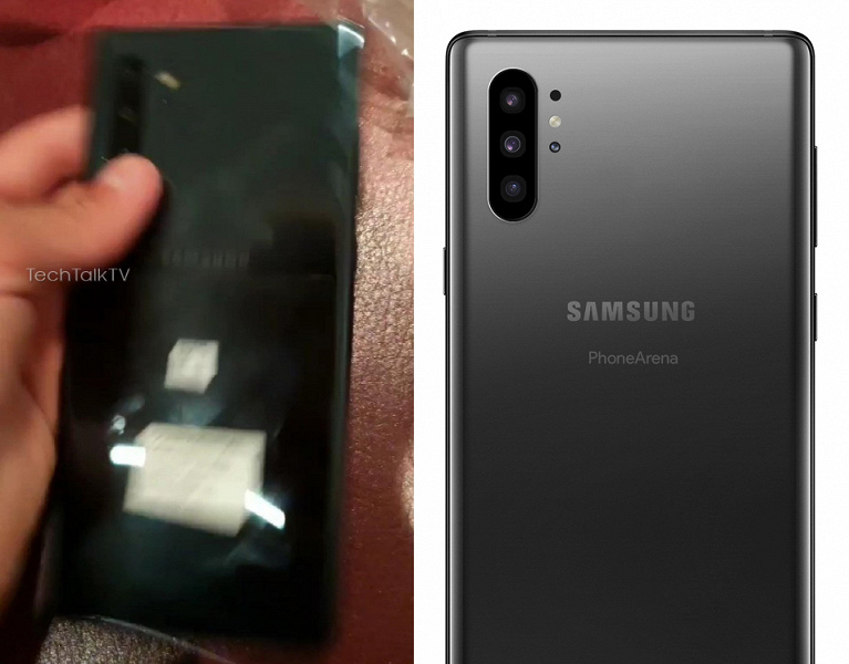 Раскрыт внешний вид увеличенного Samsung Galaxy Note 10