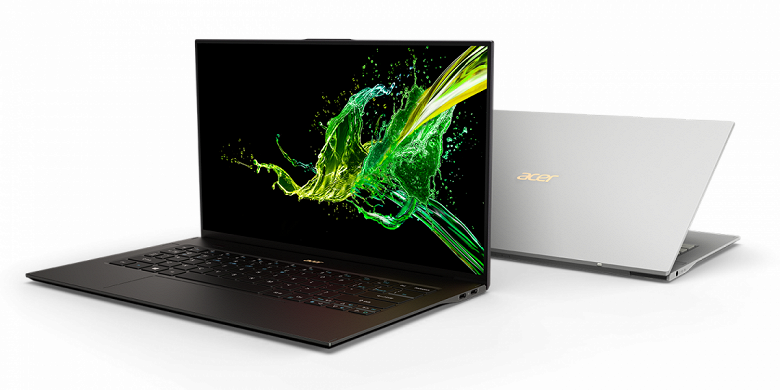 В России стартовали продажи тонкого ноутбука Acer Swift 7