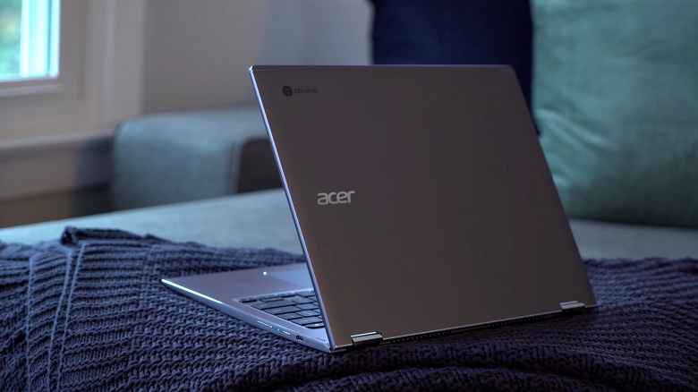 Acer начала продажи хромбука Chromebook Spin 13 с процессором Core i7