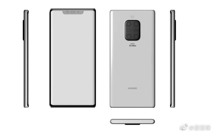 В Сети показали рендеры флагманского смартфона Huawei Mate 30 Pro
