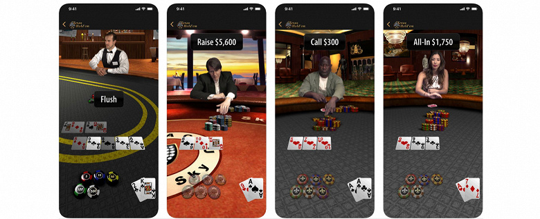 Apple в App Store загрузила новую версию легендарной игры Texas Hold’em