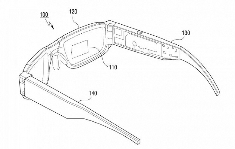 Samsung запатентовала складные очки дополненной реальности