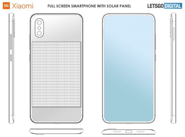 Xiaomi запатентовала смартфон с солнечной батареей