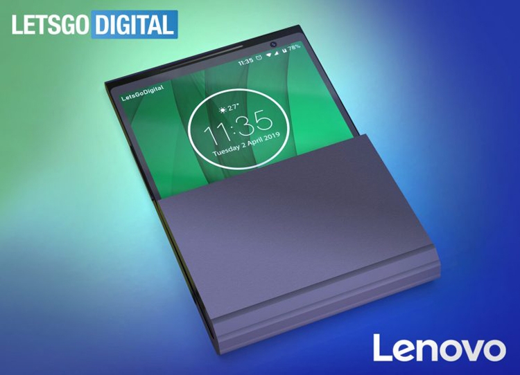 Lenovo запатентовала гибкий смартфон с двойным сочленением