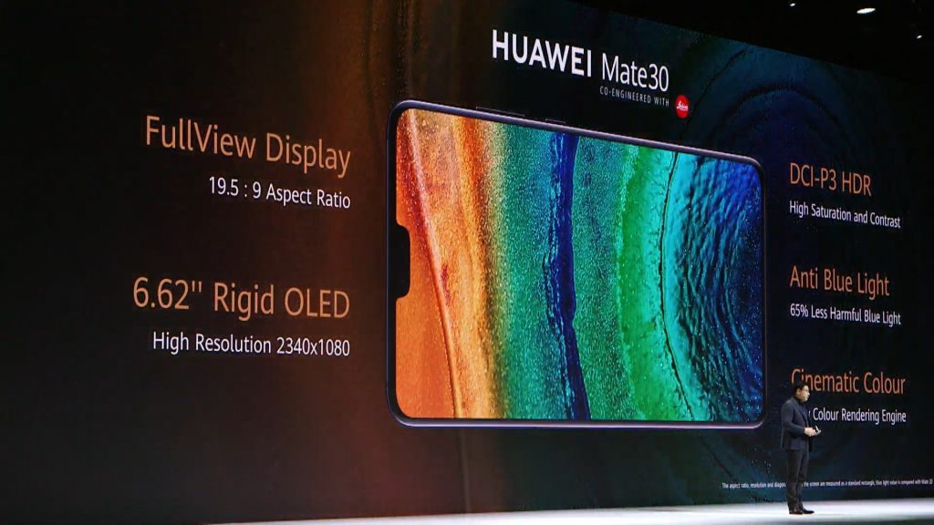 Huawei представил флагманский смартфон Huawei Mate 30