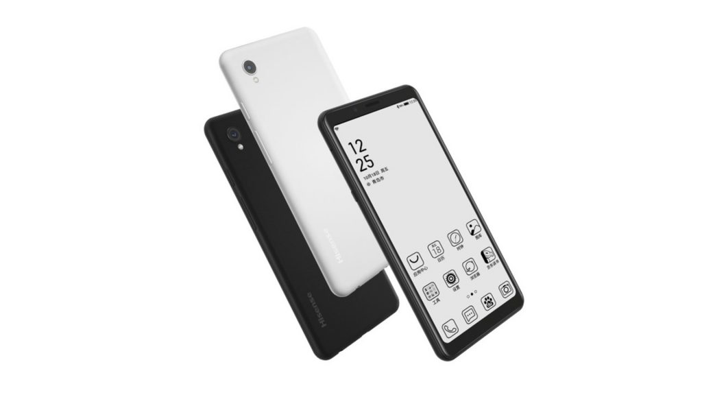 Представлен необычный смартфон Hisense A5 черно-белым экранном