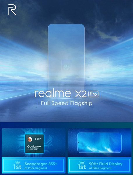 Realme X2 Pro станет самым дешевым смартфоном с Snapdragon 855 Plus
