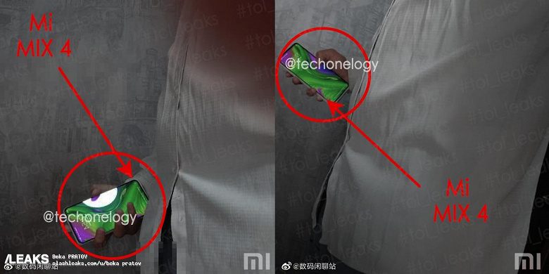 Флагманский Xiaomi Mi Mix 4 сфотографировали в пекинском метро