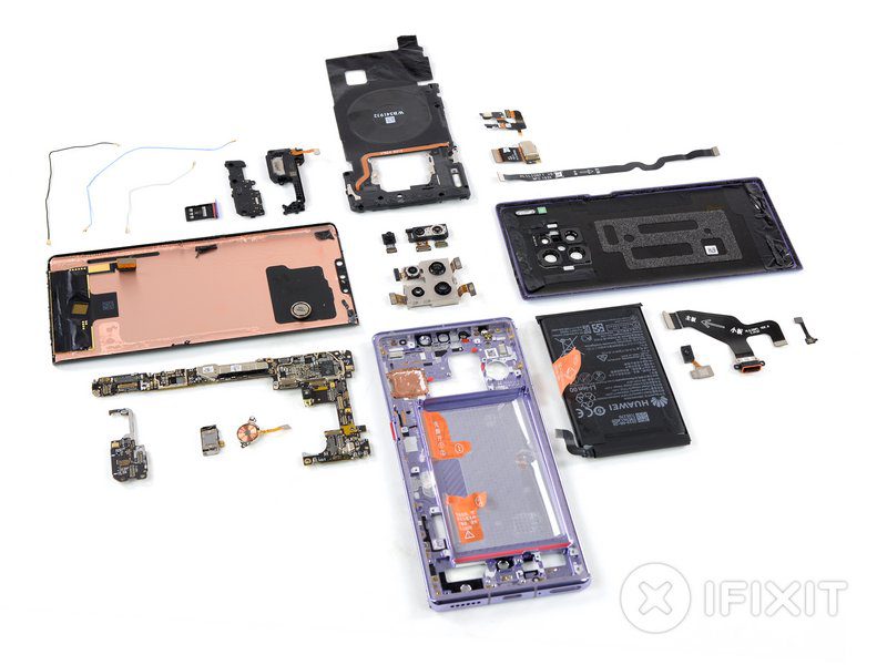 Специалисты iFixit оценили ремонтопригодность Huawei Mate 30 Pro