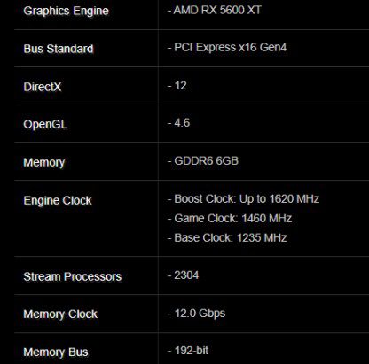 В Сети опубликовали параметры видеокарты Radeon RX 5600 XT