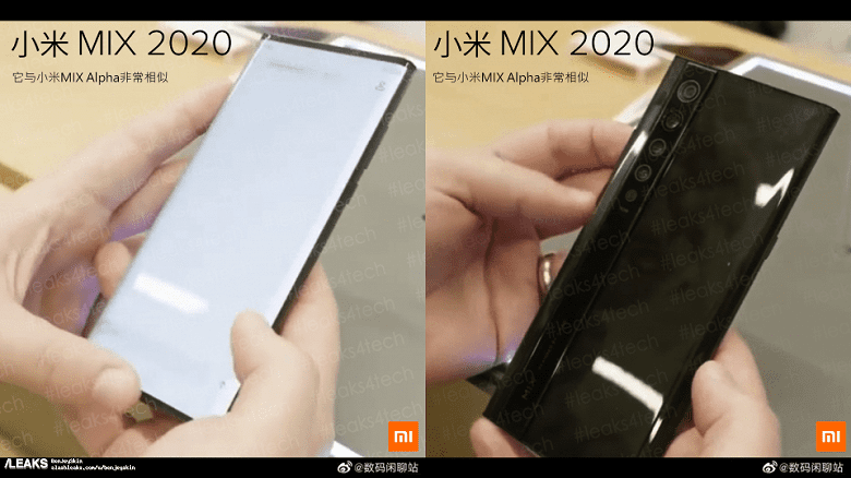 Xiaomi Mi Mix 4 показали на новых «живых» фотографиях
