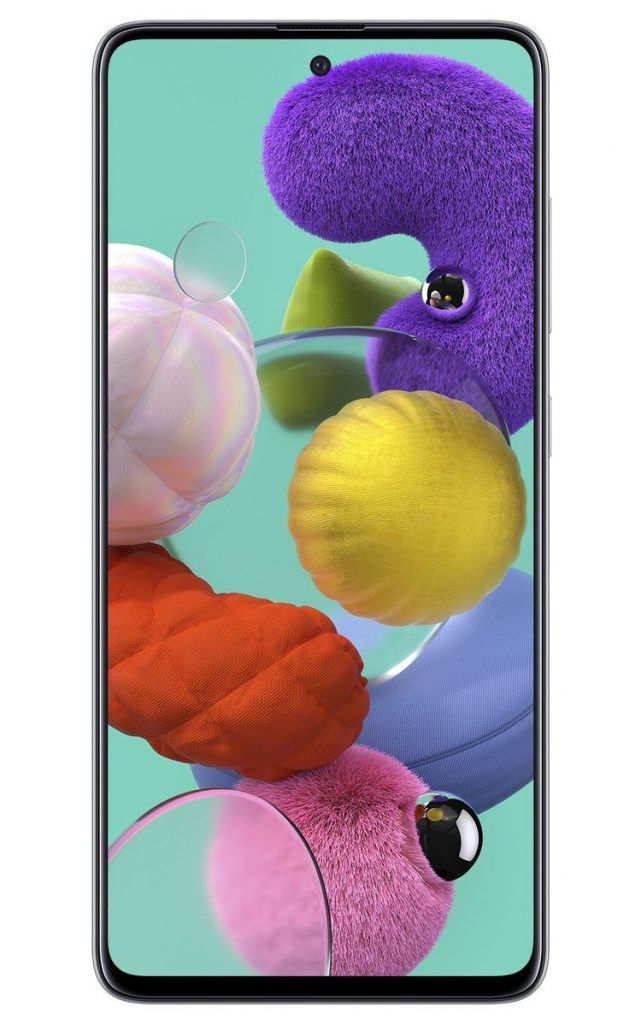 Смартфон Samsung Galaxy A51 показали на пресс-рендере