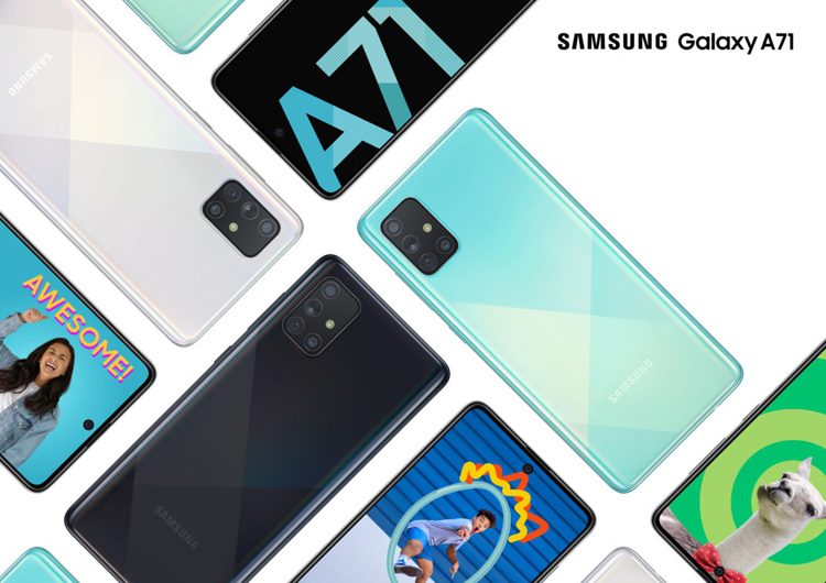 Samsung представил смартфон Galaxy A71