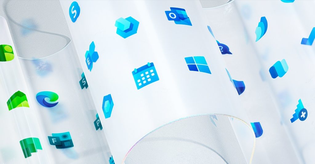 Microsoft показала новый стиль иконок и новый логотип Windows 10