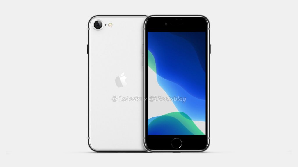 В Сети появились новые рендерные изображения смартфона iPhone SE 2